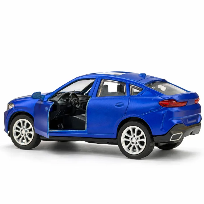 BMW X6 Diecast Model Car, Metallic Blue – view 2