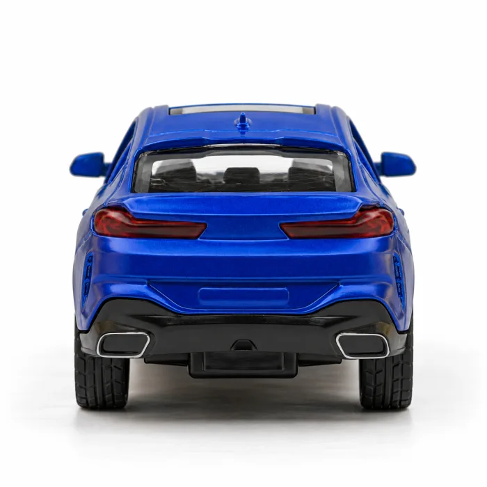 BMW X6 Diecast Model Car, Metallic Blue – view 4