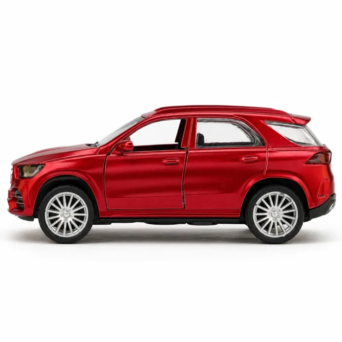 1:43 Diecast Metal SUV Model Car with Pull-Back Action – Red – view 6