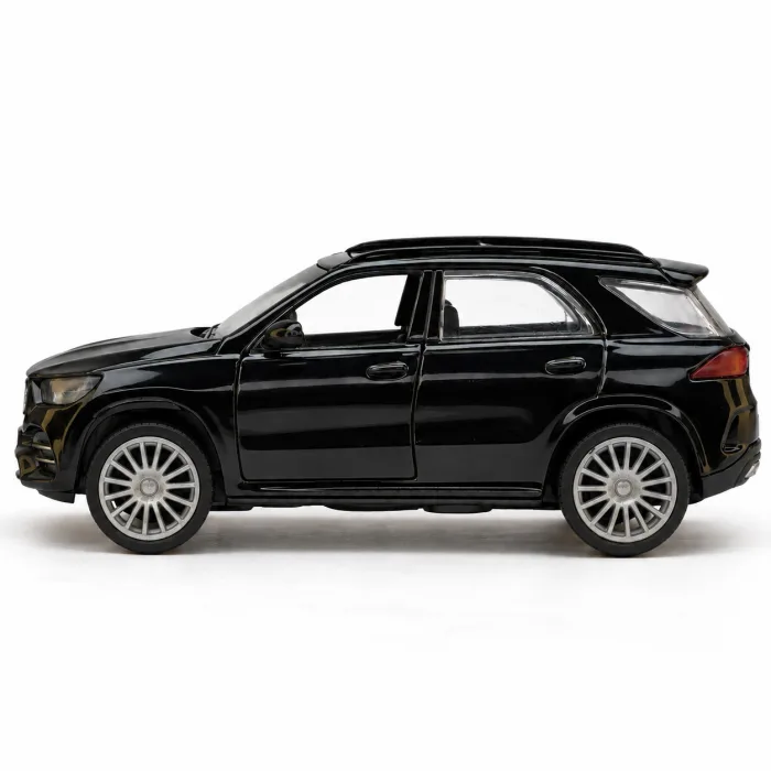 1:43 Scale Metal Die-Cast Toy Car with Pull-Back Action, Black – view 5