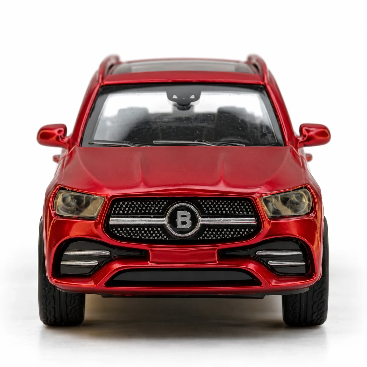 1:43 Diecast Metal SUV Model Car with Pull-Back Action – Red